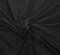 1 Yard Black Micro Modal Supima Cotton Spandex Jersey Knit Fabric for Premium Tops and Tees